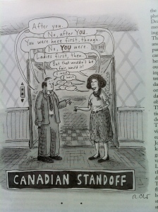 Canadian Standoff cartoon from The New Yorker